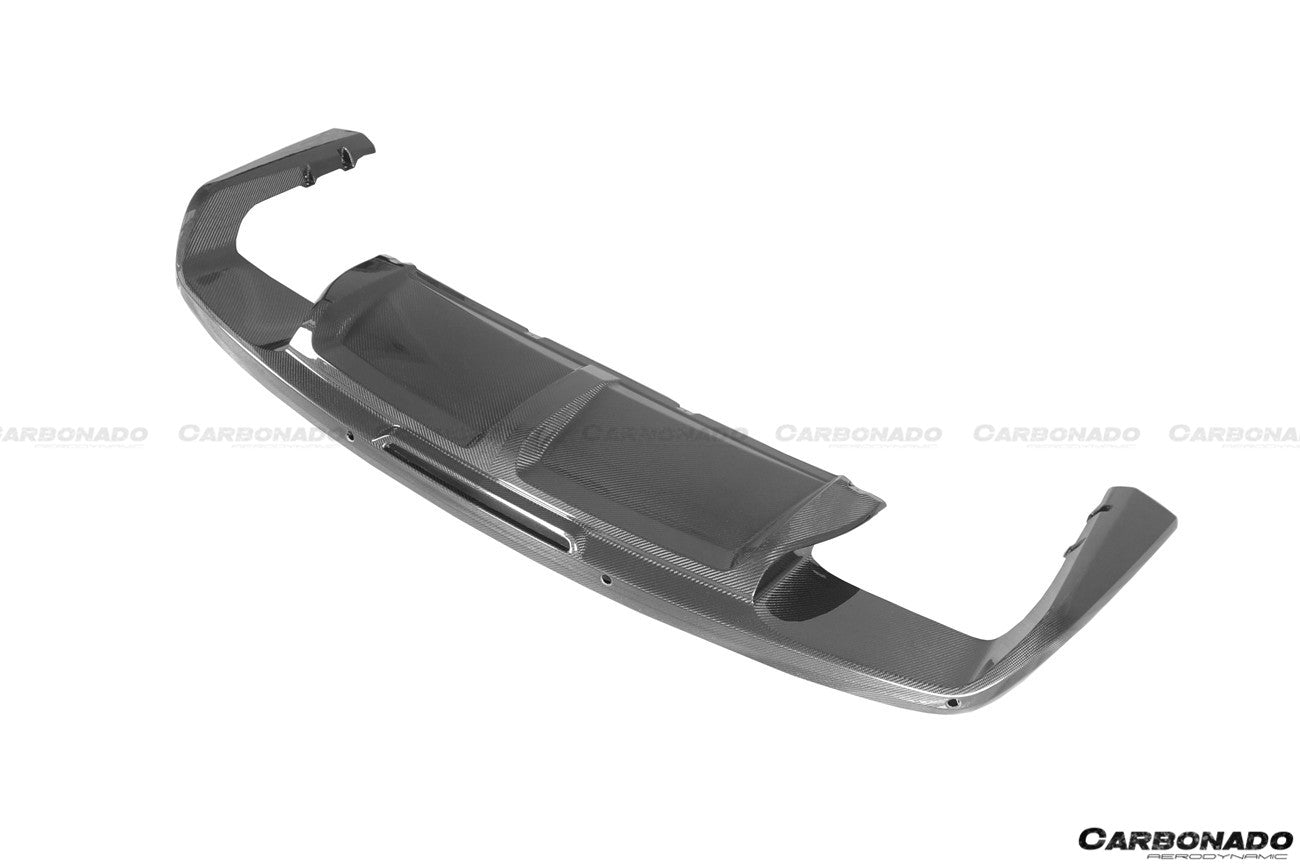 2016-2019 Bentley Bentayga OD Style Carbon Fiber Rear Lip - Carbonado