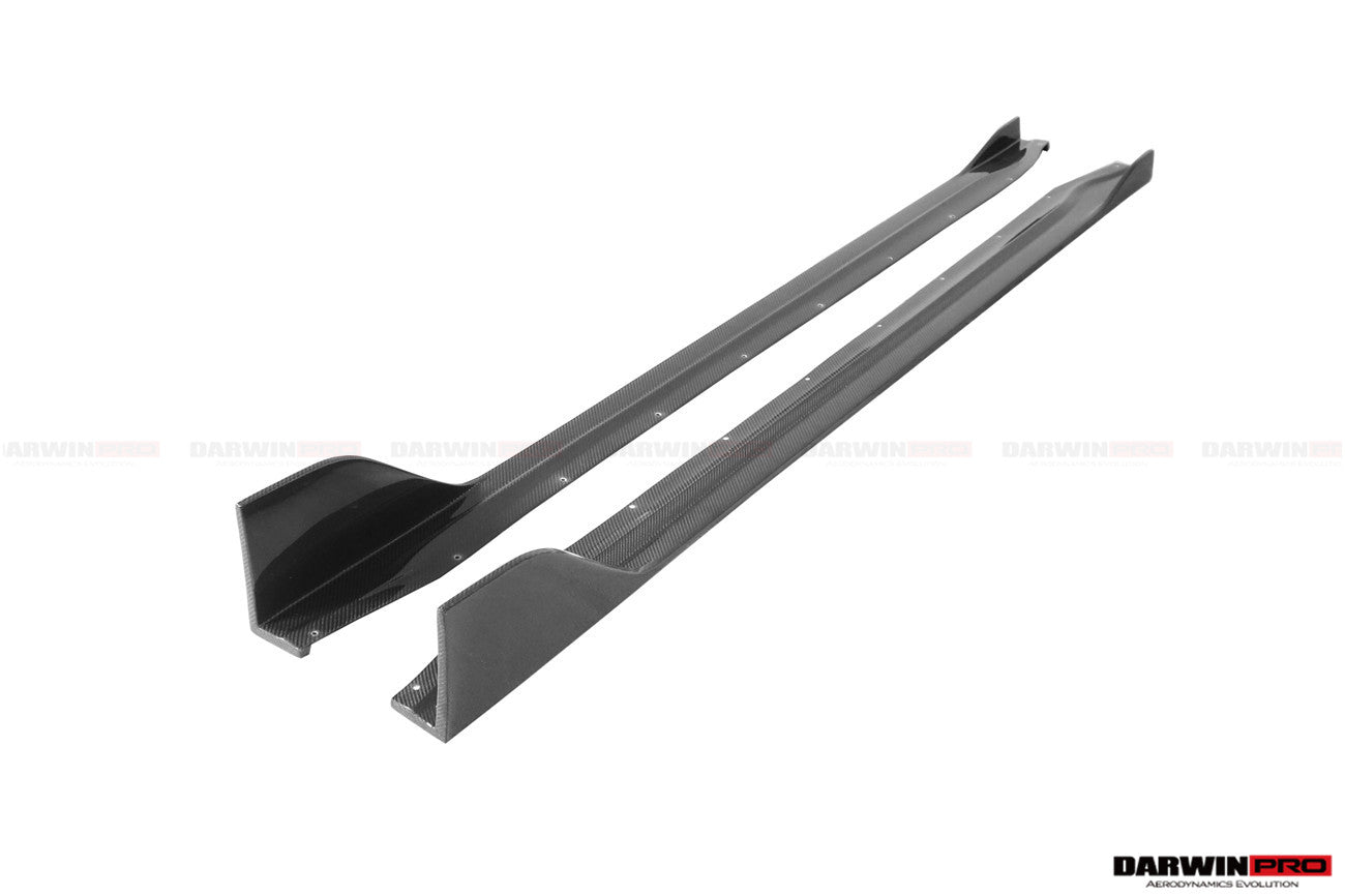 2021-UP BMW M3 G80 BKSS Style Carbon Fiber Side Skirts - DarwinPRO Aerodynamics