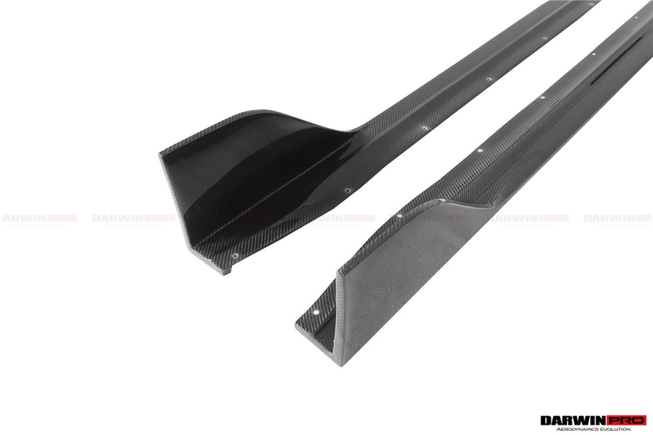 2021-UP BMW M3 G80 BKSS Style Carbon Fiber Side Skirts - DarwinPRO Aerodynamics