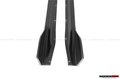 2021-UP BMW M3 G80 BKSS Style Carbon Fiber Side Skirts - DarwinPRO Aerodynamics