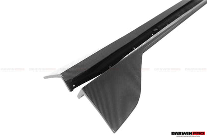 2021-UP BMW M3 G80 BKSS Style Carbon Fiber Side Skirts - DarwinPRO Aerodynamics