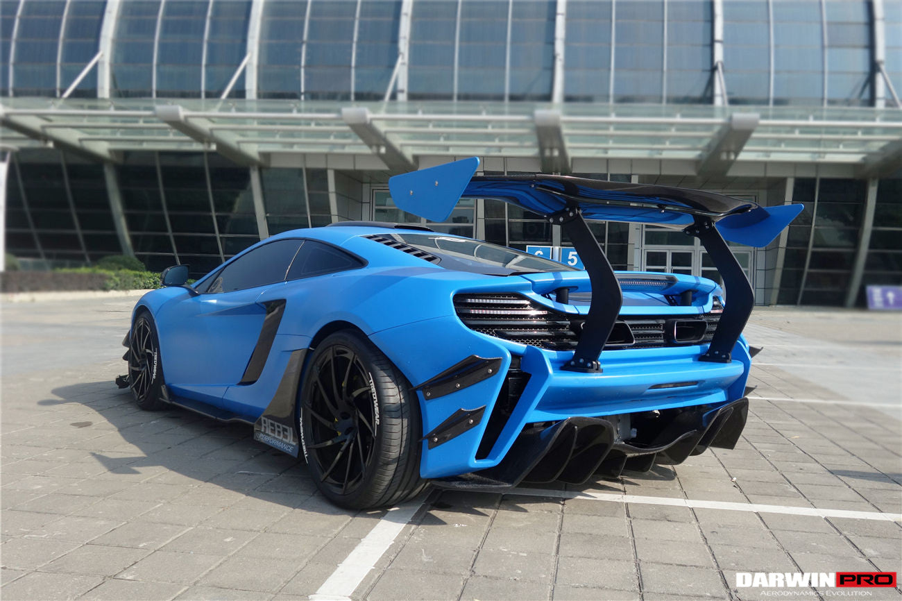 2011-2014 McLaren MP4 12C Rebel Performance Style Carbon Fiber Side Skirts - DarwinPRO Aerodynamics