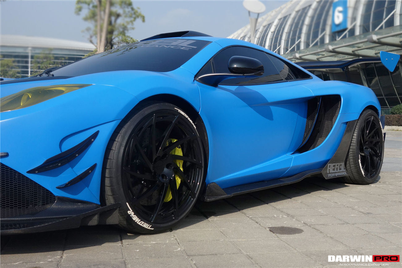2011-2014 McLaren MP4 12C Rebel Performance Style Partial Carbon Fiber Full Body Kit - DarwinPRO Aerodynamics