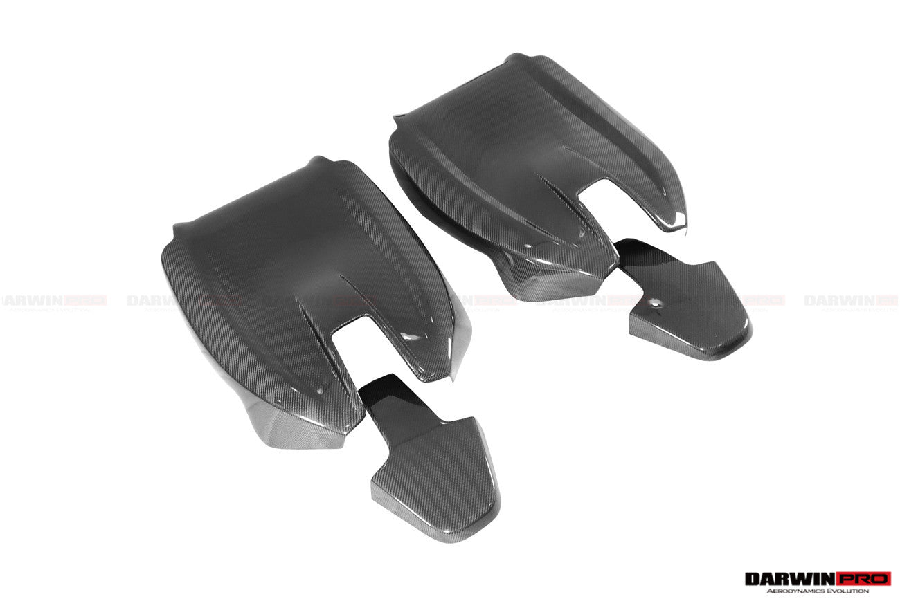 2021-UP BMW M3 G80 Carbon Fiber Seat-Back Cover - DarwinPRO Aerodynamics