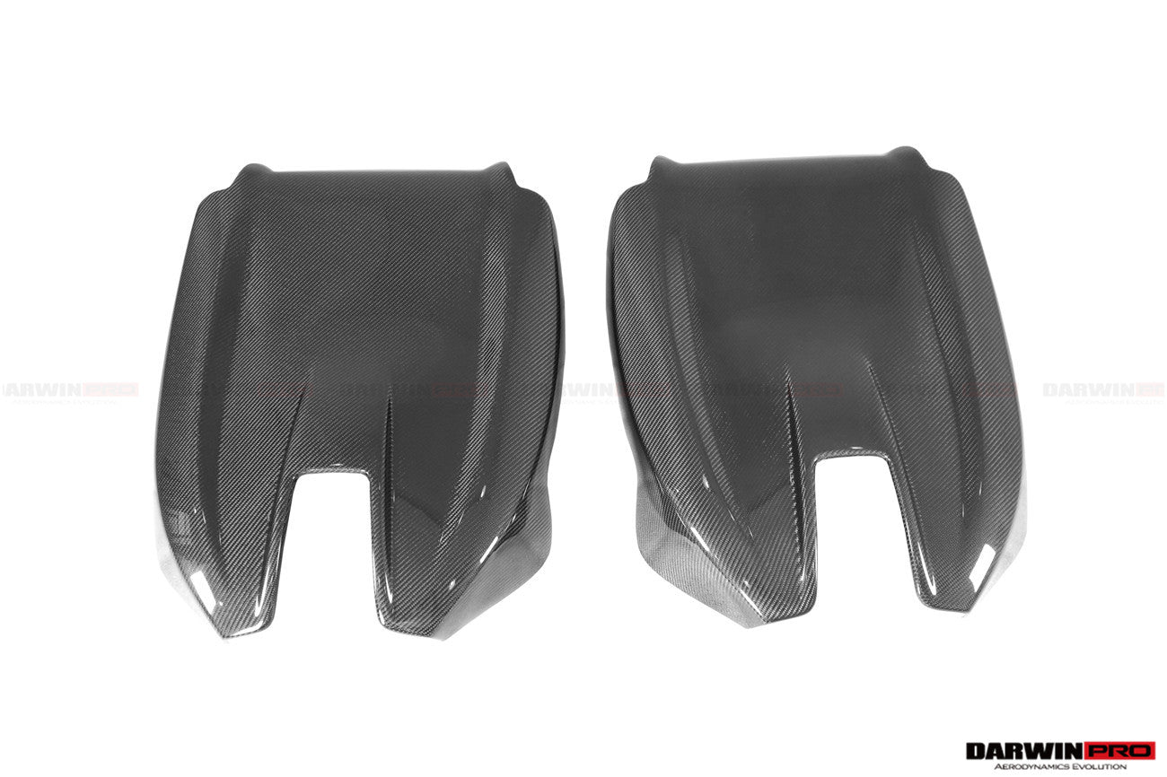 2021-UP BMW M3 G80 Carbon Fiber Seat-Back Cover - DarwinPRO Aerodynamics