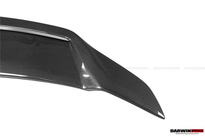 2021-UP BMW M3 G80 G20 BKSS Style Carbon Fiber Trunk Spoiler - DarwinPRO Aerodynamics