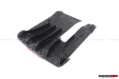 2012-2022 Nissan GTR R35 DBA/EBA NSM Style Carbon Fiber Rear Diffuser w/ LED Light - DarwinPRO Aerodynamics