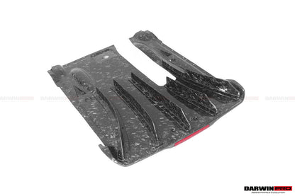 2012-2022 Nissan GTR R35 DBA/EBA NSM Style Carbon Fiber Rear Diffuser w/ LED Light - DarwinPRO Aerodynamics