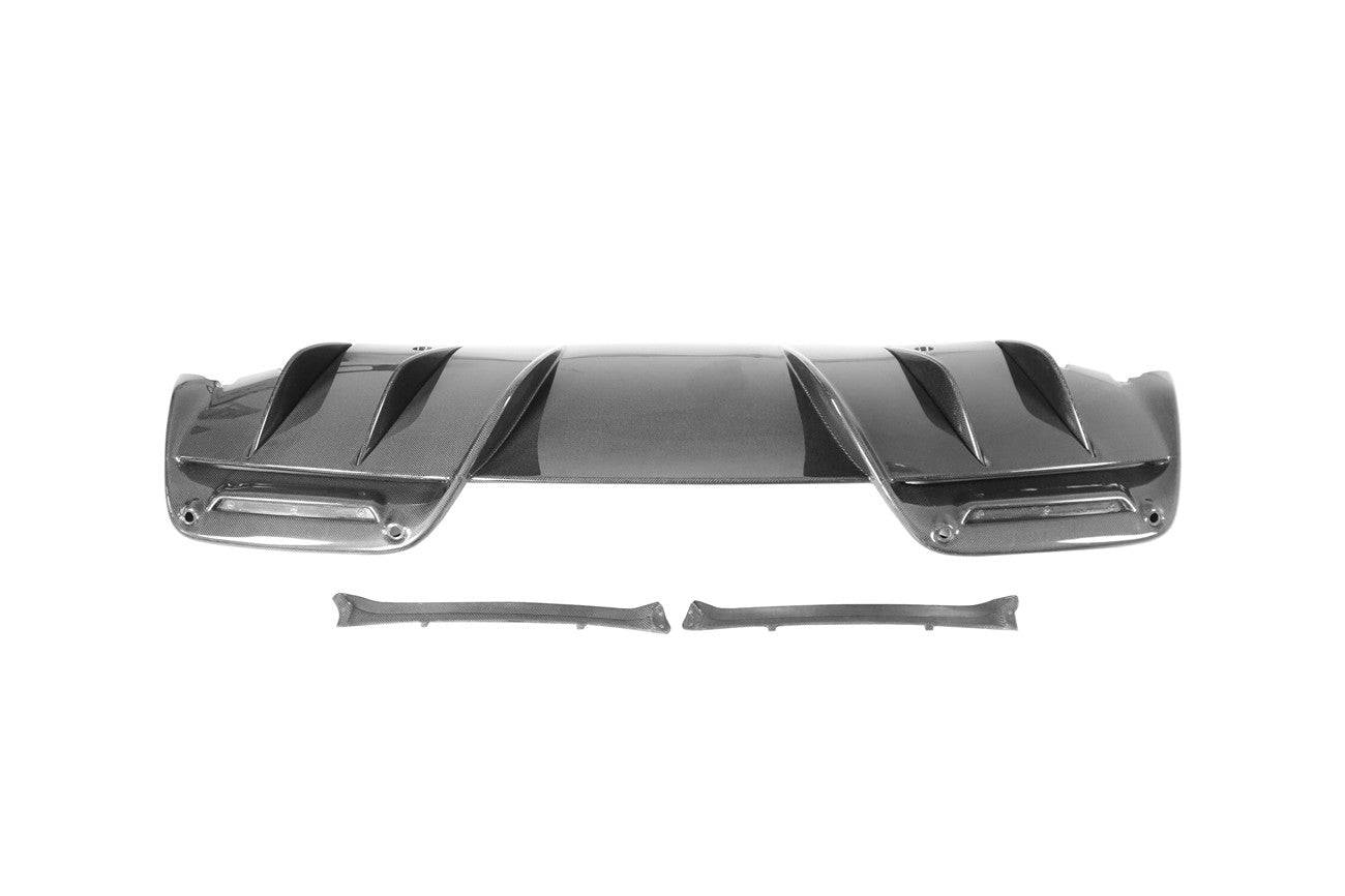 2022-UP Ferrari 296 GTB OE Style Carbon Fiber Rear Diffuser - Carbonado Aero