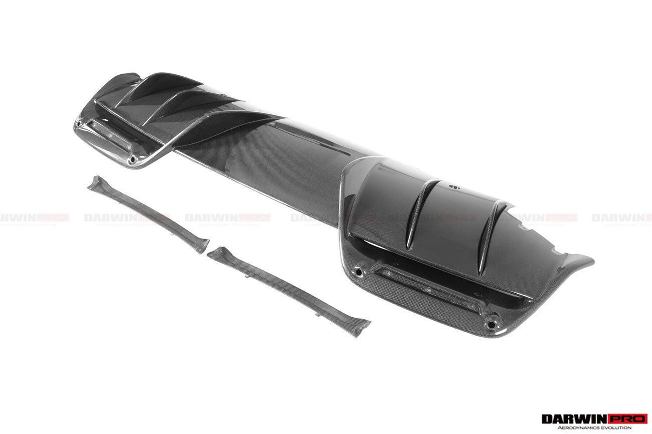 2022-UP Ferrari 296 GTB (Type F171) OE Style Carbon Fiber Rear Diffuser - DarwinPRO Aerodynamics