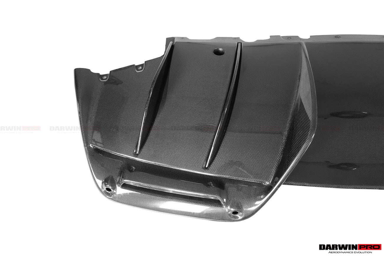 2022-UP Ferrari 296 GTB (Type F171) OE Style Carbon Fiber Rear Diffuser - DarwinPRO Aerodynamics