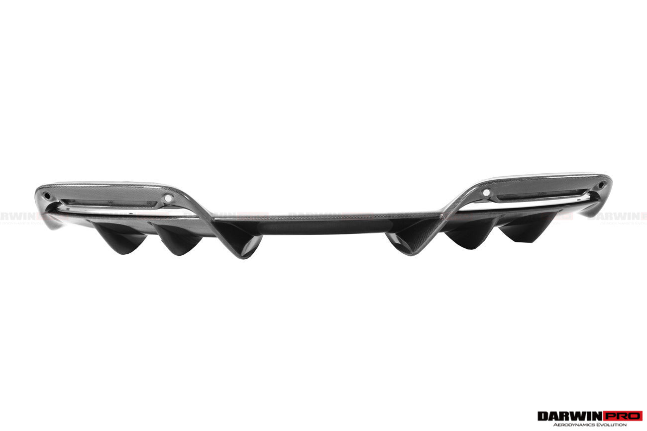 2022-UP Ferrari 296 GTB (Type F171) OE Style Carbon Fiber Rear Bumper w/ Diffuser - DarwinPRO Aerodynamics
