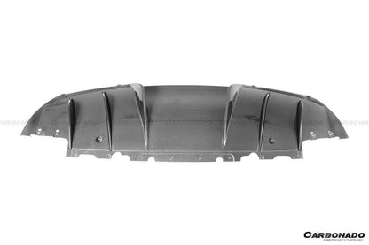 2022-UP Ferrari 296 GTB OE Style Carbon Fiber Rear Diffuser - Carbonado Aero