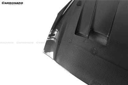 2017-2022 Nissan GTR R35 EBA LB3 Style Carbon Fiber Hood - Carbonado