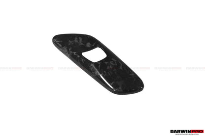2013-2019 Corvette C7 Z06 Grandsport Dry Carbon Fiber Interior Door Handle molding Cover Trims - Carbonado Aero