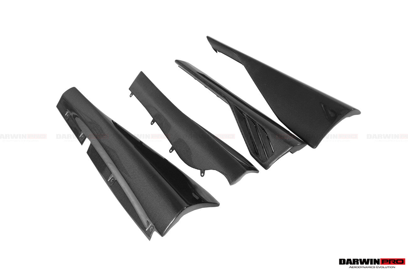 2015-2021 McLaren 600lt 540C 570S BKSS Style Cabon Fiber Side Skirts Under Board - DarwinPRO Aerodynamics