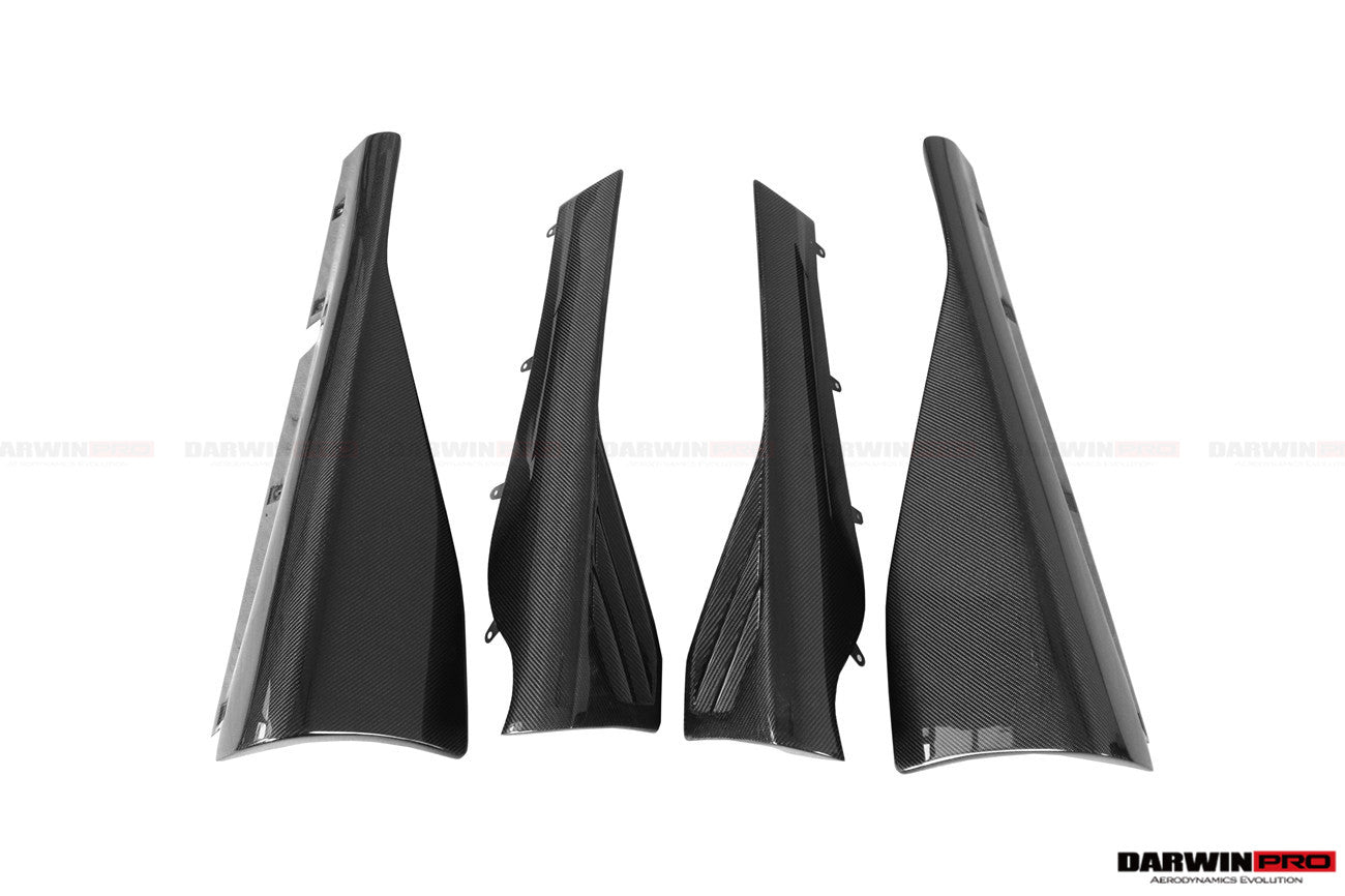 2015-2021 McLaren 600lt 540C 570S BKSS Style Cabon Fiber Side Skirts Under Board - DarwinPRO Aerodynamics