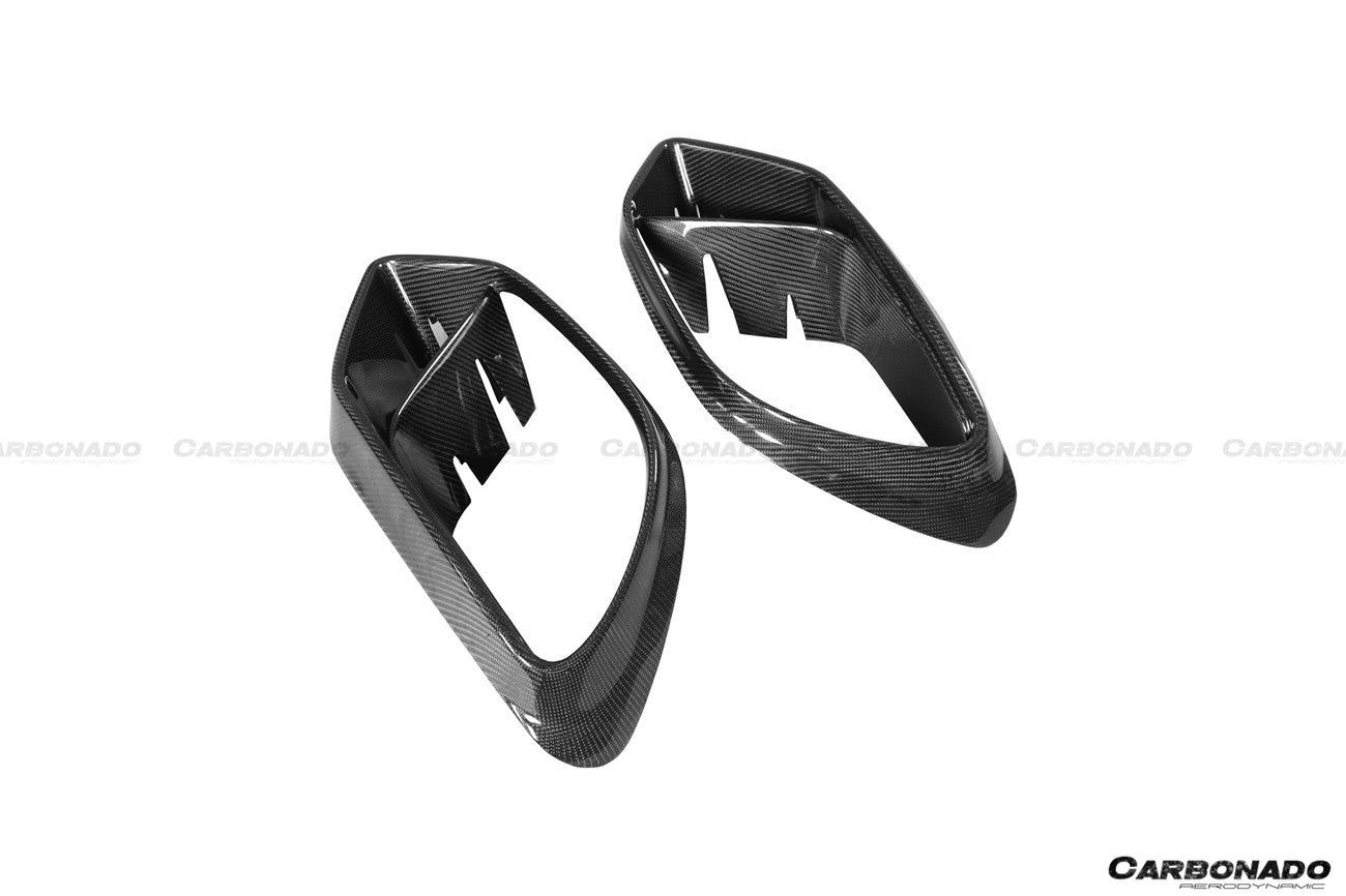 2019+ Mercedes Benz AMG GT63/S 4Door Coupe X290 BRS Style Carbon Fiber Front Bumper Vents - DarwinPRO Aerodynamics
