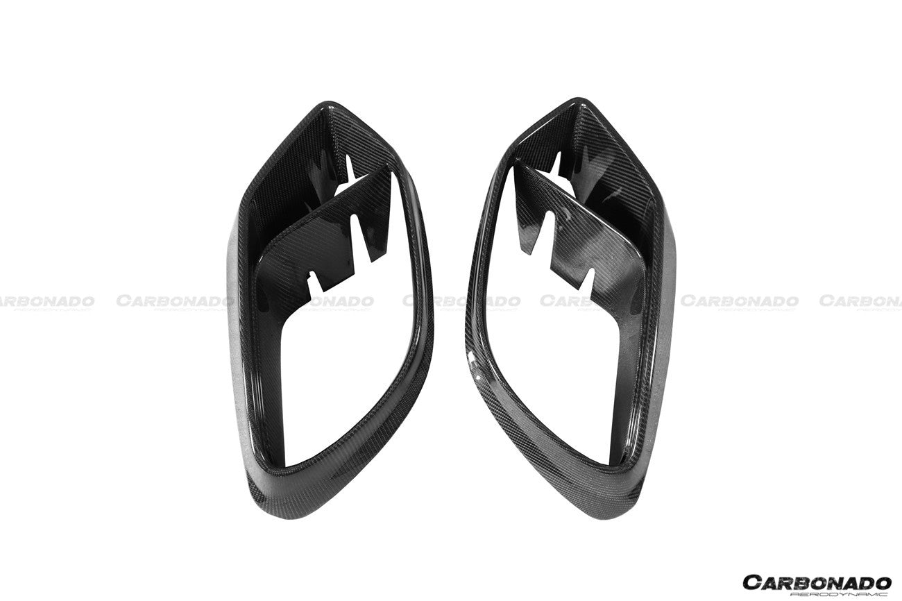 2019+ Mercedes Benz AMG GT63/S 4Door Coupe X290 BRS Style Carbon Fiber Front Bumper Vents - DarwinPRO Aerodynamics