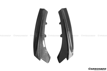 2011-2019 BMW 3 Series F30  F35 M-Tech GV Carbon Fiber Rear Lip with Diffuser   Caps