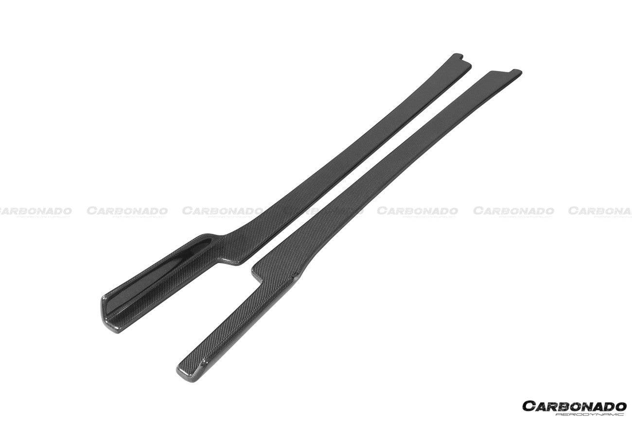 2011-2016 Lamborghini Aventador LP700 Coupe/Roadster DE Style Side Skirt - Carbonado Aero