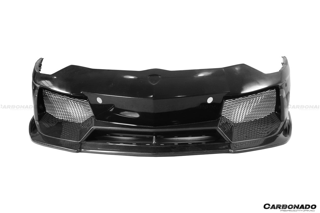 2011-2021 Lamborghini Aventador LP700 LP720 LP750 LP740 Coupe/Roadster DE Style Front Bumper - Carbonado Aero