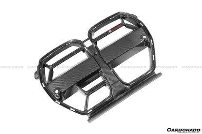 2021-UP BMW M3 G80 M4 G82/G83 CS Style DRY Carbon Fiber Grill (FOR ACC CAR) - Carbonado Aero