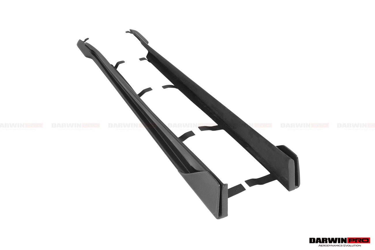 2019-UP Toyota GR Supra (J29/DB) A90 A91 BKSS Style Carbon Fiber Side Skirts - DarwinPRO Aerodynamics