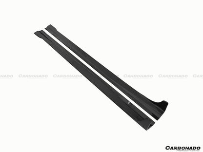 2012-2014 Mercedes Benz W204 C63 AMG C Class Coupe DP Style Side Skirts Under Board - Carbonado Aero