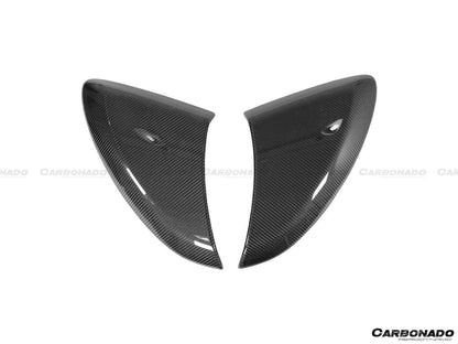  2018-2021 McLaren 600LT OEM Style Carbon Fiber Quarter Panel Side Scoops - Carbonado Aero