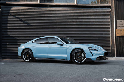 2019-2022 Porsche Taycan/4/4S/GTS/TURBO OD Style Front Lip - Carbonado
