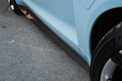 2019-2024 Porsche Taycan & 4 & 4S & GTS & TURBO OD Style Side Skirts - Carbonado