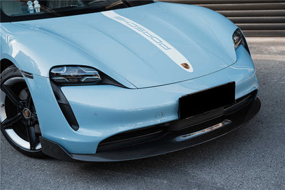 2019-2024 Porsche Taycan & 4 & 4S & GTS & TURBO OD Style Front Lip - Carbonado
