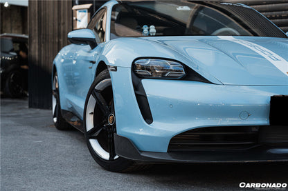 2019-2022 Porsche Taycan/4/4S/GTS/TURBO OD Style Front Lip - Carbonado