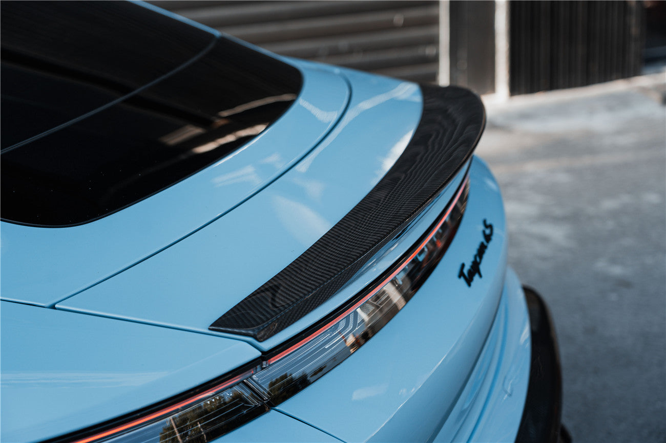 2019-2024 Porsche Taycan & 4 & 4S & GTS & TURBO OD Style Trunk Spoiler - Carbonado