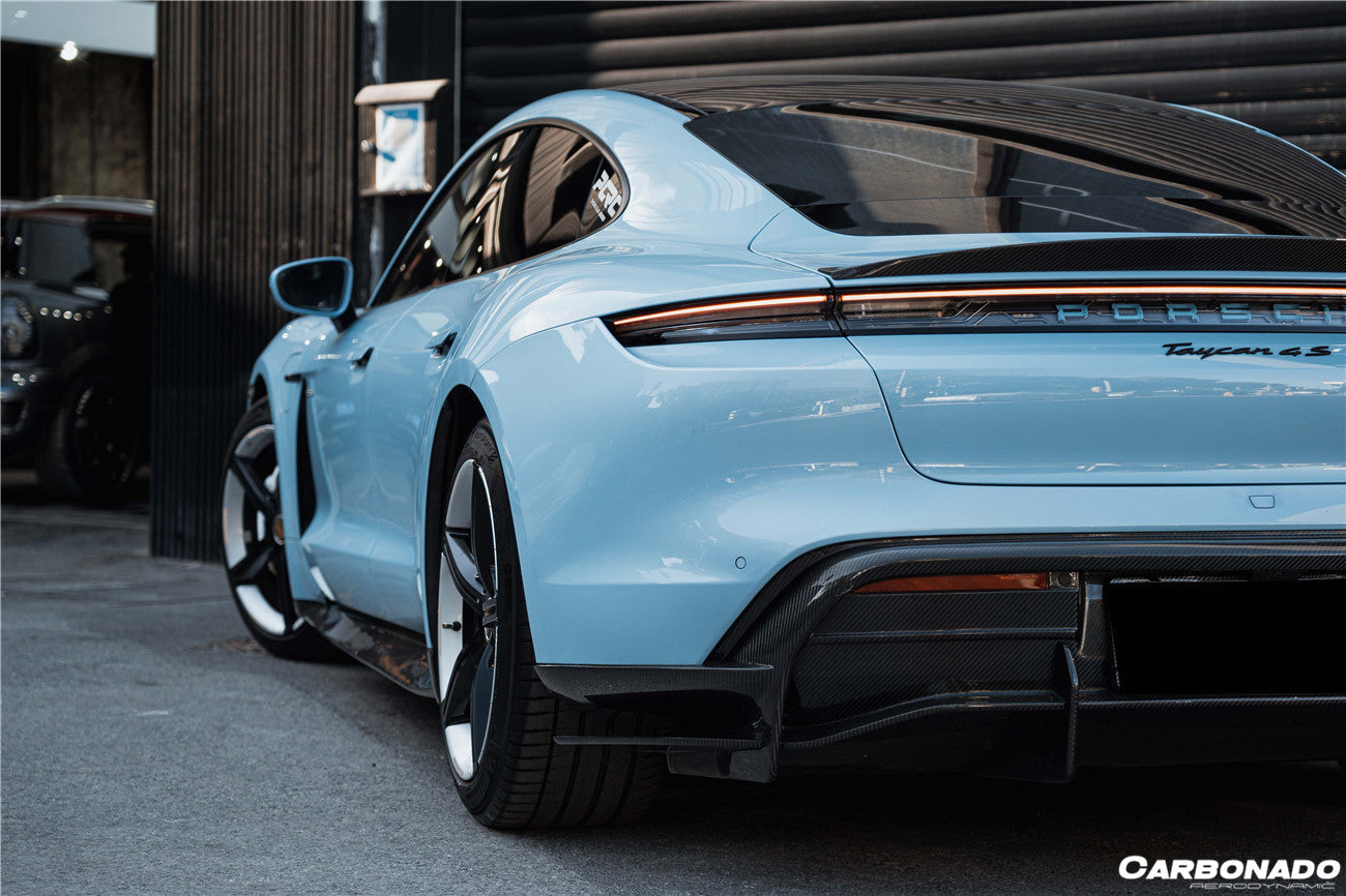 2019-2022 Porsche Taycan/4/4S/GTS/TURBO OD Style Rear Diffuser - Carbonado