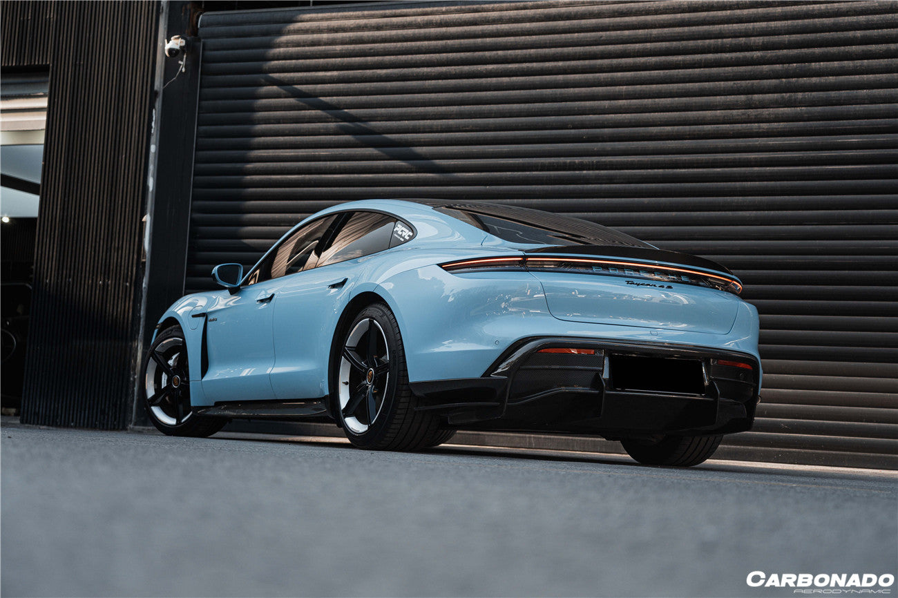 2019-2022 Porsche Taycan/4/4S/GTS/TURBO OD Style Rear Diffuser - Carbonado