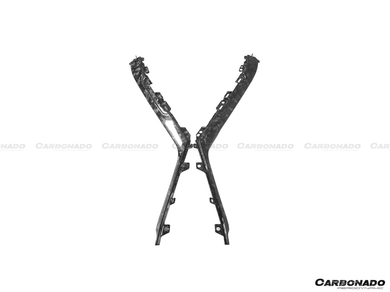 2015-2019 Lamborghini Huracan LP610/LP580 OEM Style Autoclave Carbon Fiber Center Console Border Trim - Carbonado Aero
