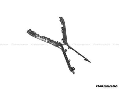 2015-2019 Lamborghini Huracan LP610/LP580 OEM Style Autoclave Carbon Fiber Center Console Border Trim - Carbonado Aero
