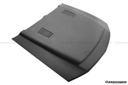 2005-2009 Ford Mustang GT/V6 Black Momba BC1 Style Hood - Carbonado Aero