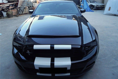 2010-2014 Ford Mustang GT500 Black Momba BC1 Style Hood - Carbonado Aero