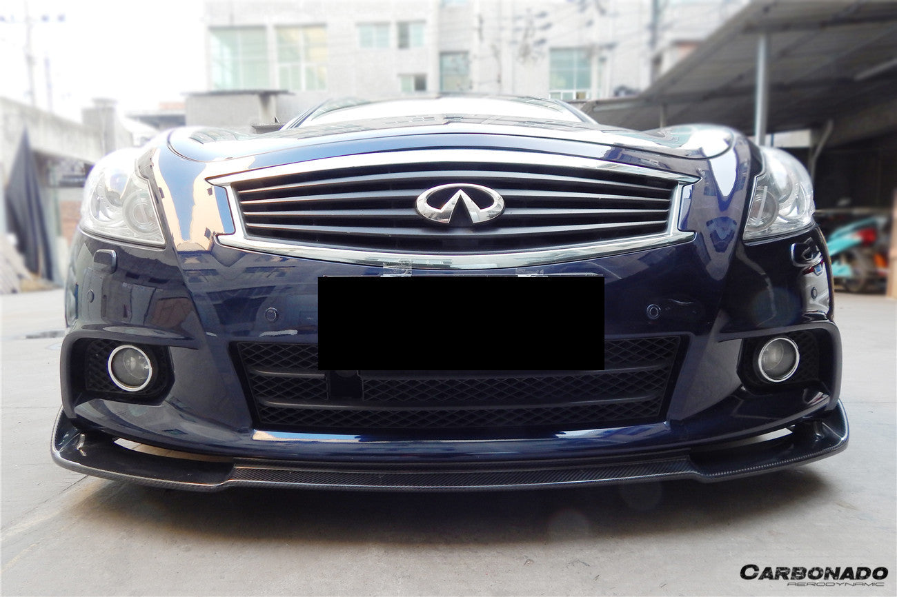 2010-2013 Infiniti G25/G37 Sedan EU Style Front Bumper - Carbonado