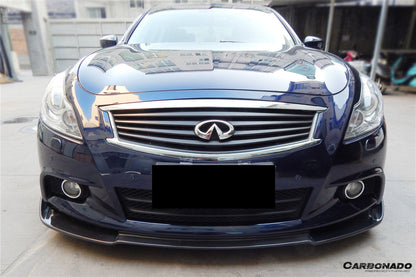 2010-2013 Infiniti G25/G37 Sedan EU Style Front Bumper - Carbonado