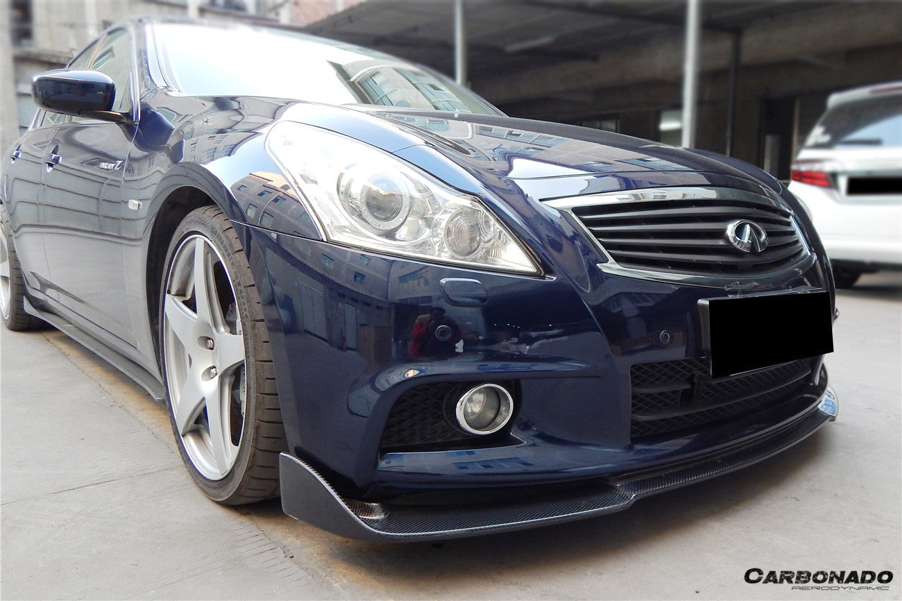 2010-2013 Infiniti G25/G37 Sedan EU Style Front Bumper - Carbonado