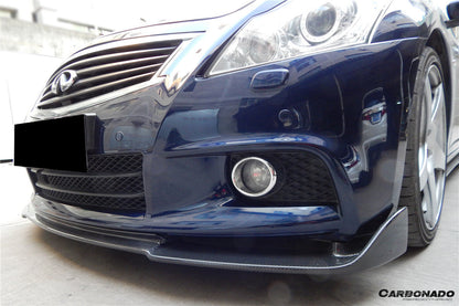 2010-2013 Infiniti G25/G37 Sedan EU Style Front Bumper - Carbonado