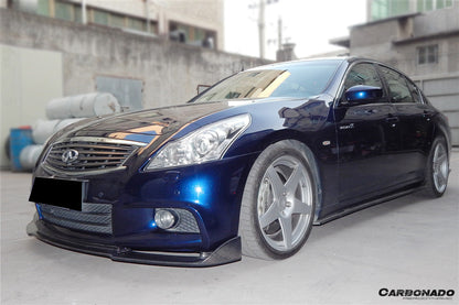 2010-2013 Infiniti G25/G37 Sedan EU Style Front Bumper - Carbonado