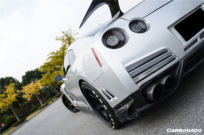 2012-2016 Nissan GTR R35 DBA VA Style Rear Diffuser - Carbonado