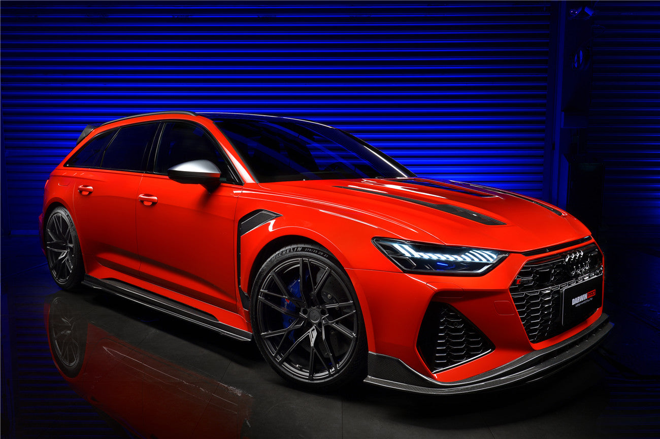 2019-2022 Audi RS6 Avant C8 BKSS Style Front Lip - DarwinPRO Aerodynamics