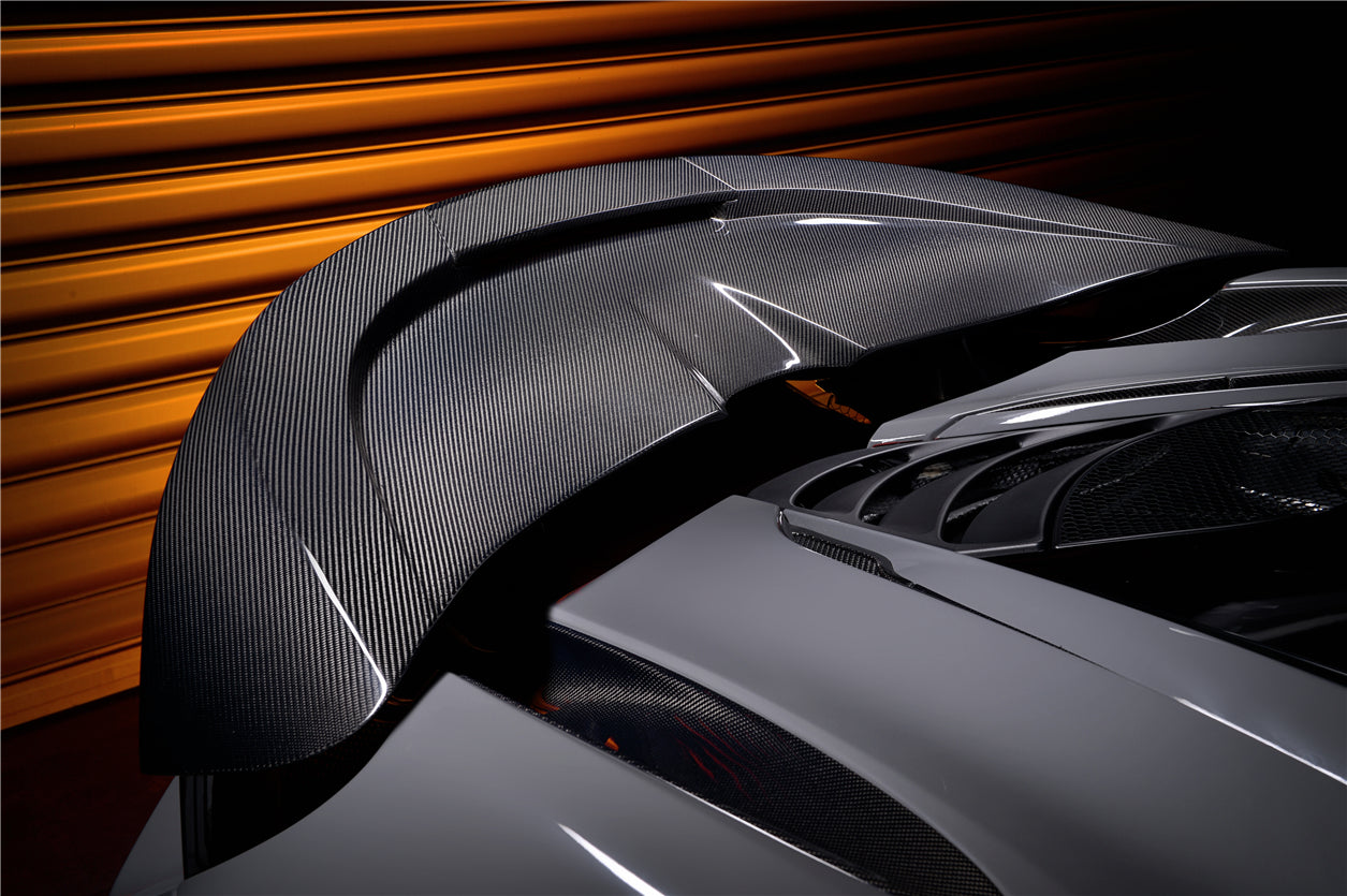 2017-2023 McLaren 720s Se²NWB Style Carbon Fiber Trunk Spoiler - DarwinPRO Aerodynamics