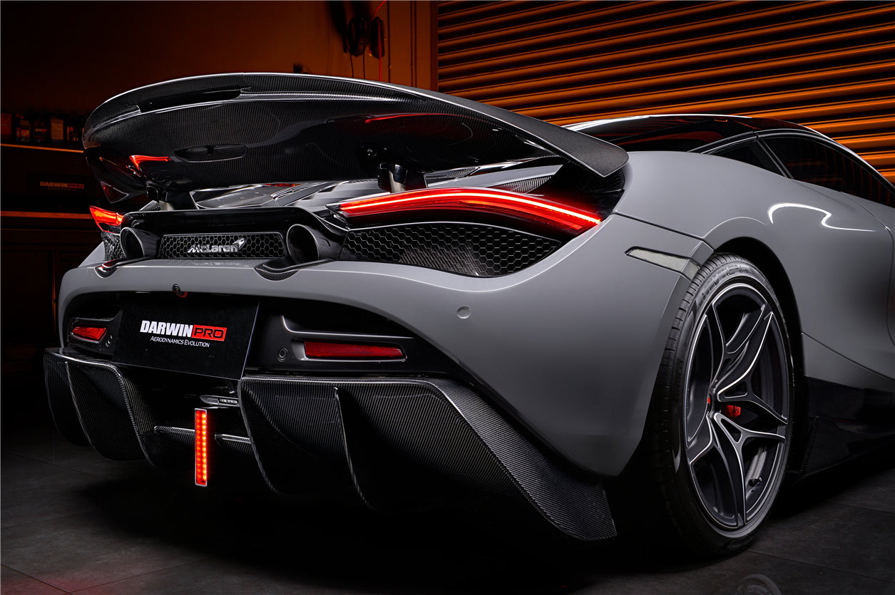 2017-2021 McLaren 720s Se²NWB Style Carbon Fiber Trunk Spoiler - DarwinPRO Aerodynamics